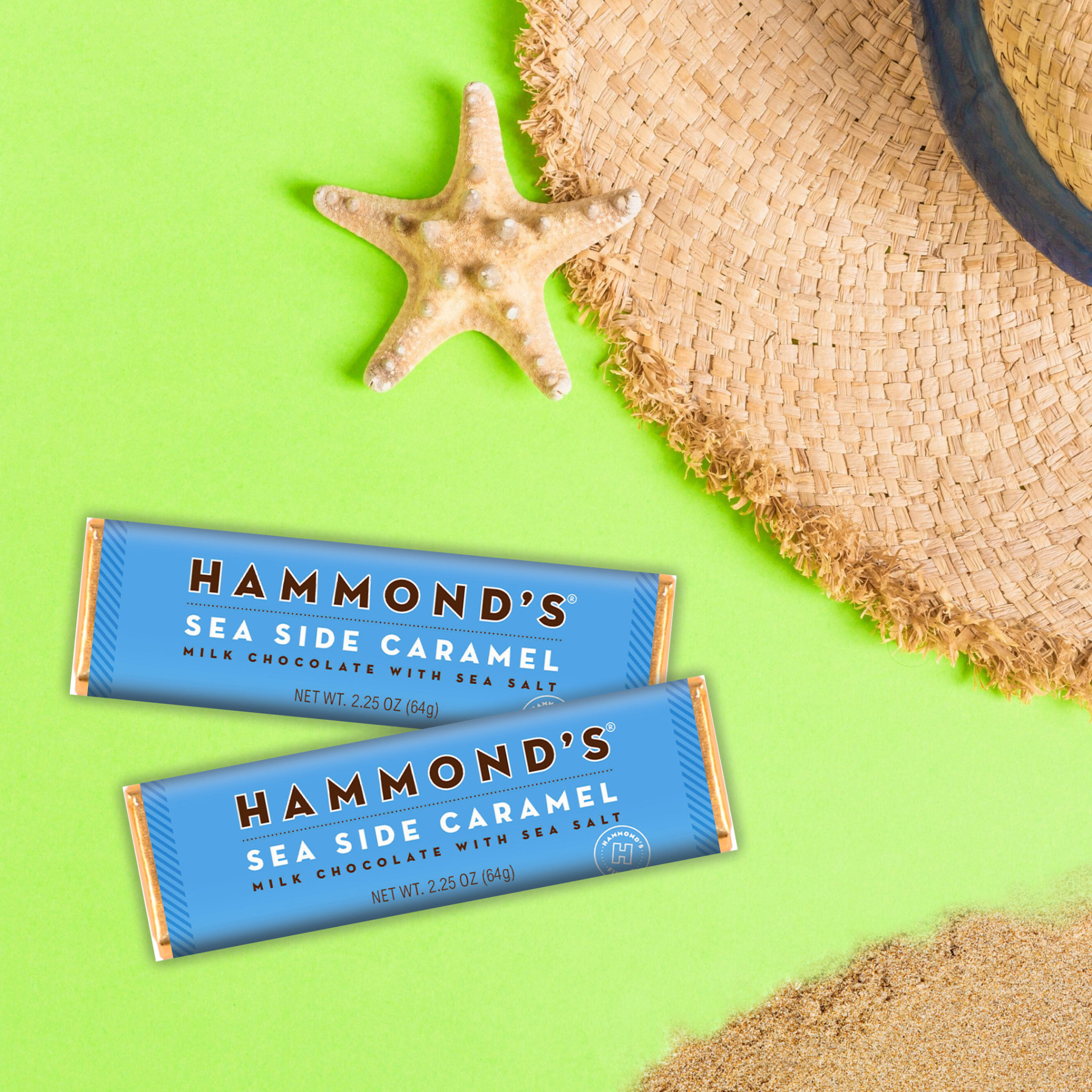 Sea Side Caramel Milk Chocolate Bars