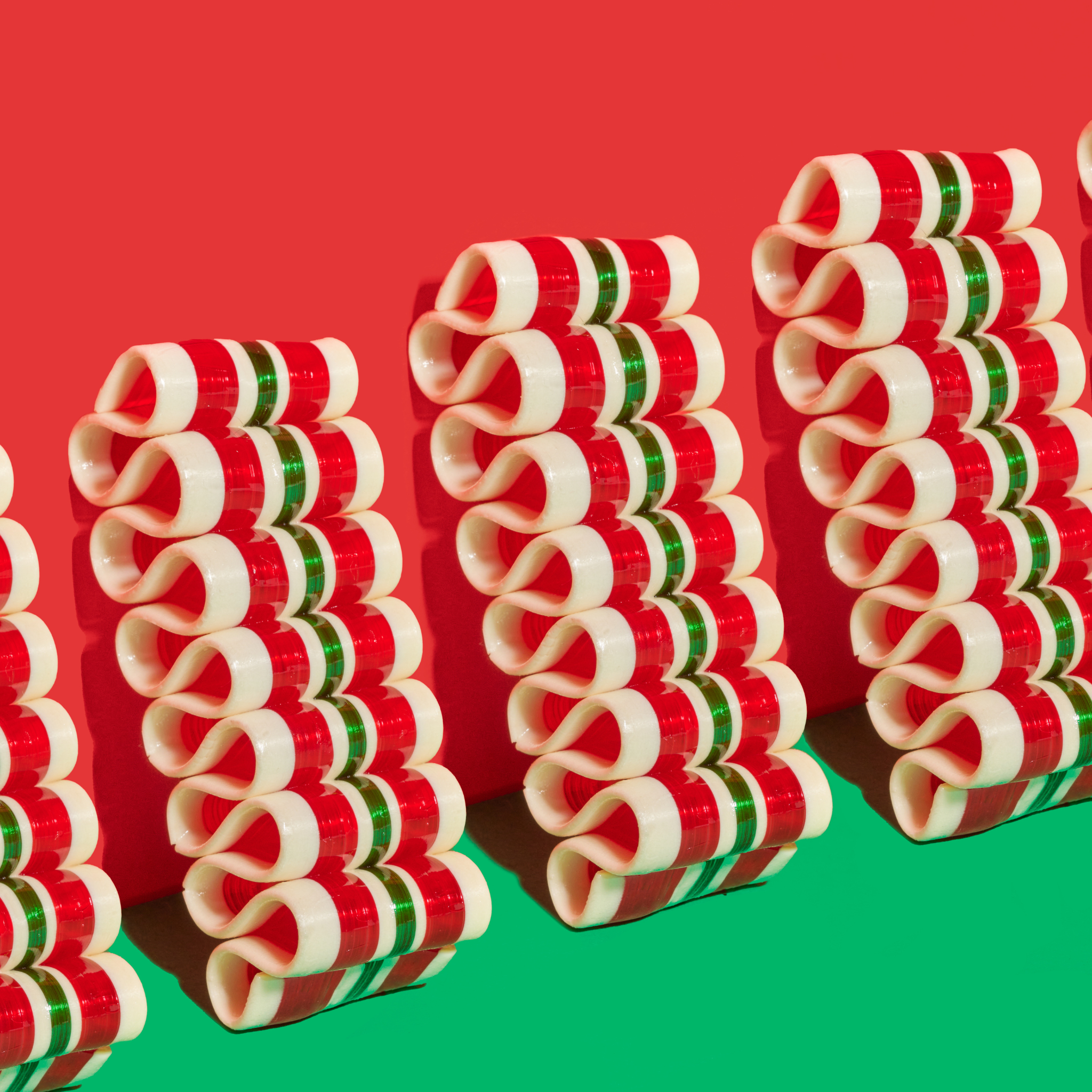 ribbon candy styled