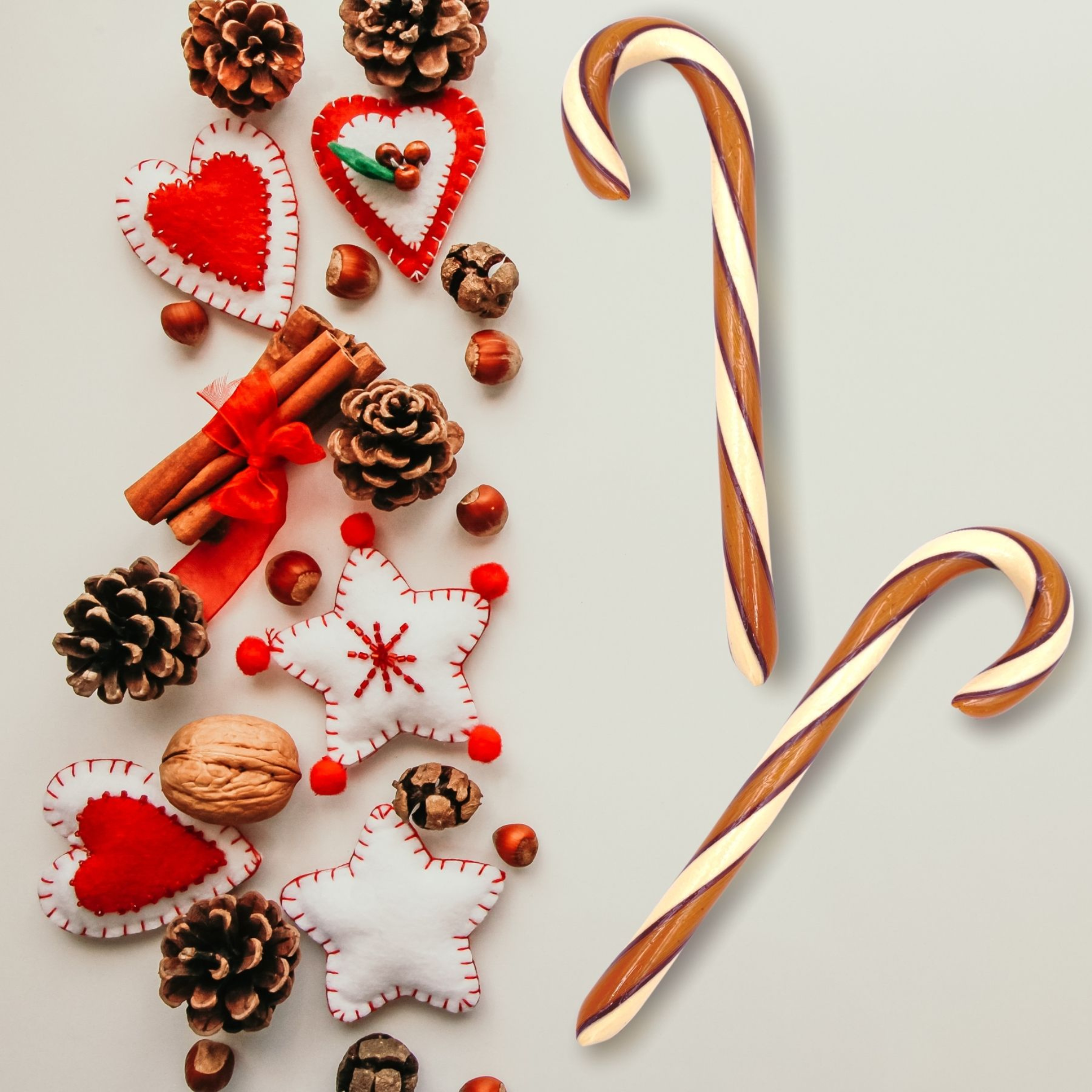 Eggnog Candy Canes